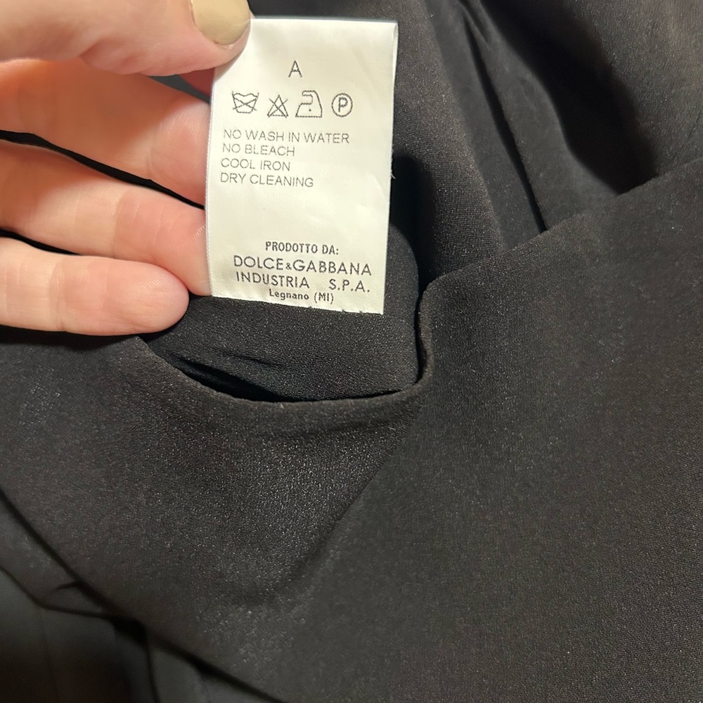 Dolce & Gabbana Black Women's Trousers and Vest Set - Picture 13 of 13